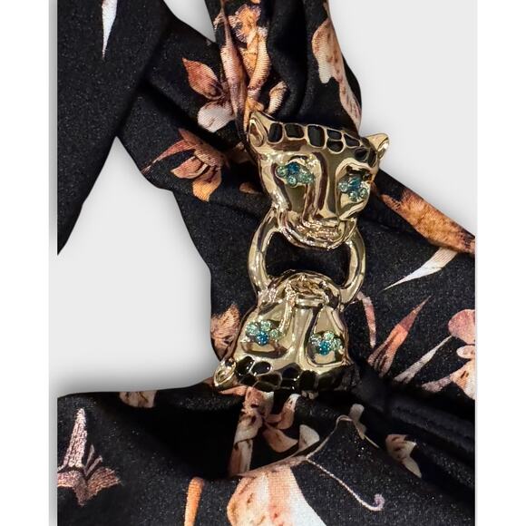 L'AGENCE Karmin Jungle One-Shoulder One-Piece Swimsuit Size Large - Picture 9 of 13